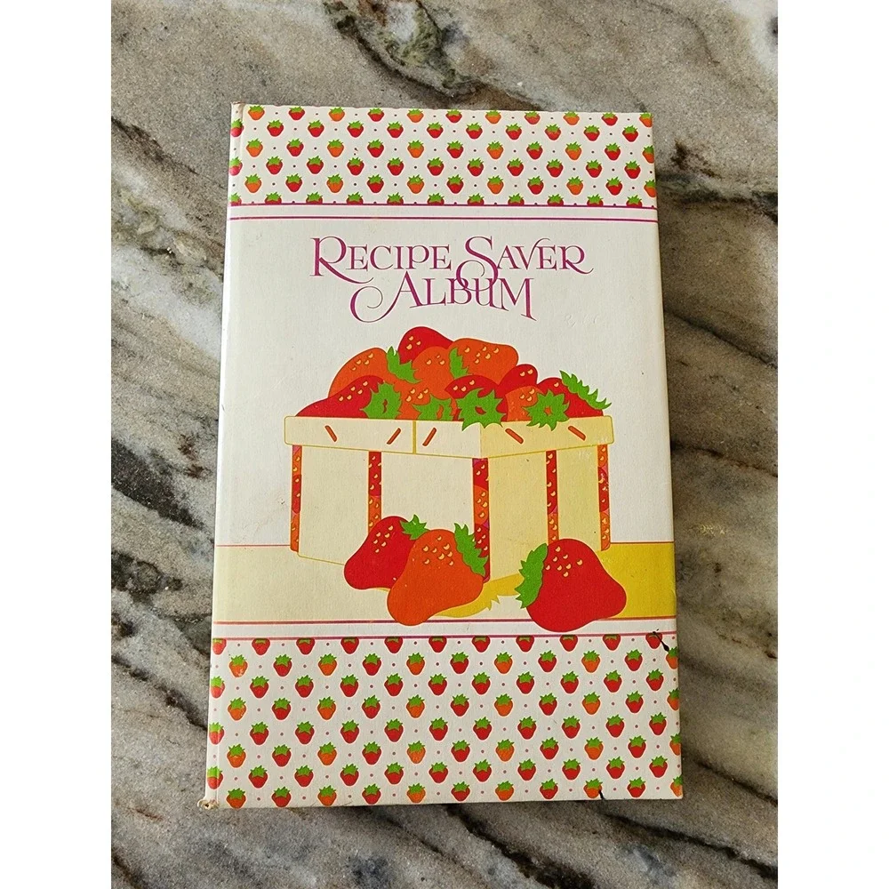 Vintage‎ 1985 Current Strawberry Recipe Saver Album with Recipes!!